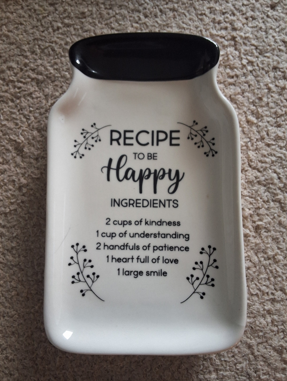 Kirkland's Inspirational Spoon Rest for Stove Top and Kitchen Counter - NWT